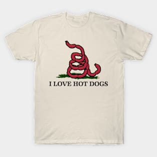 I Love Hot Dogs T-Shirt